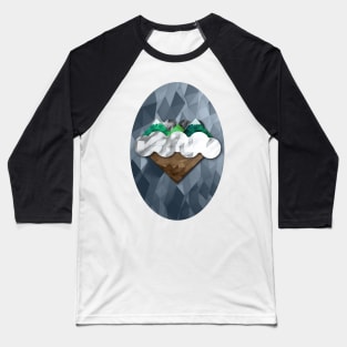 Floating Earth Baseball T-Shirt